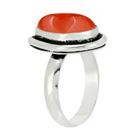 Bague en argent sterling 925 avec pierre de cornaline style bohème, faite à la main, pour femme, cadeau de mariage pour elle