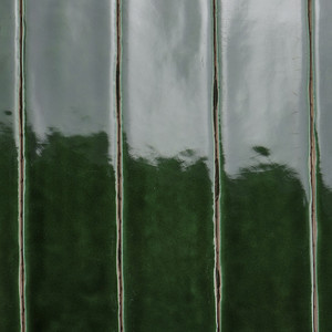Piastrella Creta-50 Verde Scuro 5x50 Cm Lucida con Bordi Irregolari - Product Image 5