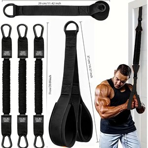 Ceinture d'entraînement à suspension Every Moment Aikang, bande de résistance élastique 75 lbs (34 kg) pour le fitness, le remodelage corporel et les exercices des bras - Product Image 2