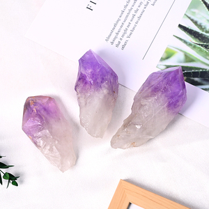 Natural Rough Specimen <b>Crystal</b> Raw Amethyst Point for Home Decoration - Product Image 5