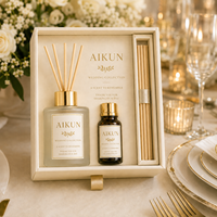 AIKUN Coffret Diffuseur d'Ambiance de Luxe Personnalisable avec Plusieurs Parfums et Emballage sur Mesure – Édition Quotidienne