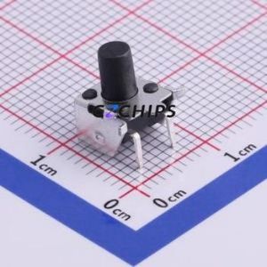 TS-1037-A10B3-D2 Tactile Switch SMD,6x6mm Switch Single Pole Single Throw Round Button Horizontal Mount 6mm - Product Image 1