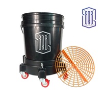 SURAINBOW Profession outil De nettoyage de Voiture Lavage De Voiture Poulie Seau kit 5 gallons T-623