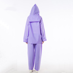 Combinaison de pluie réutilisable pour couple, femme, homme, unisexe, en plastique EVA transparent, imperméable, pour moto, extérieur - Product Image 3