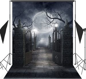 <span class=keywords><strong>Sfondo</strong></span> di Halloween lanterna di zucca castello foresta <span class=keywords><strong>luna</strong></span> pietra tombale bambino fotografia <span class=keywords><strong>sfondo</strong></span> per puntelli Studio fotografico - Product Image 3