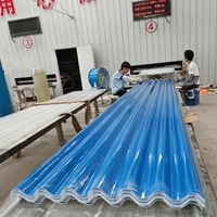 Tôles de toiture ondulées en PRV personnalisées de 0,8 mm à 3,0 mm, diverses couleurs, panneaux en fibre de verre transparents, directement de l'usine OEM
