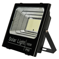 Projecteur LED solaire en aluminium à succès, différentes puissances au choix, lampes de jardin solaires, projecteur extérieur