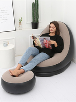 Air Pvc Automatic Outdoor Camping Aufblasbare Couch Liege Air Sofa Cum Bed Aufblasbares Bett Sofa Pink Aufblasbares Sofa
