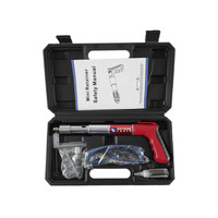 Kit de pistolet à clous industriel portable en acier inoxydable pour béton, poignée en plastique, manuel, haute efficacité, ODM, usage domestique