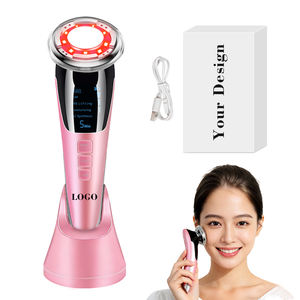 Traitement de l'acné <span class=keywords><strong>Rouleau</strong></span> facial pour femmes Nettoyage en profondeur Appareil de lifting facial électrique Masseur facial et cervical chaud et froid - Product Image 1