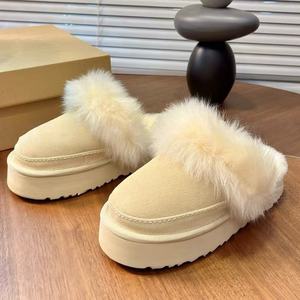 Bottes d'hiver personnalisées pour femmes, style Ugg, avec semelle épaisse pour plus de chaleur, pantoufles d'intérieur et d'extérieur - Product Image 6