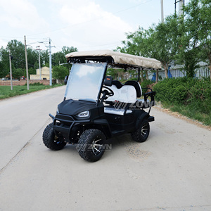 Vente directe usine – Voiturette de golf électrique 4 places avec coffre de chargement, véhicule utilitaire pour parcours de golf, parcs, campus et zones industrielles - Product Image 4