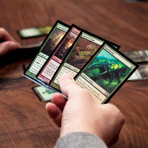 Protecteurs de cartes à collectionner en plastique double personnalisés de qualité supérieure vente en gros Bordure noire sur les pochettes intérieures de cartes pour la rédaction et la collecte - Product Image 4