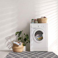 Tapis de cuisine moderne tufté, lavable en machine, résistant aux taches, absorbant l'eau, antidérapant et facile à nettoyer