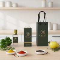 Flacon Vide Carré ou Rectangulaire en Verre 30ml 50ml 100ml pour Parfum avec Capuchon Doré Argenté, Coffret et Sac en Papier