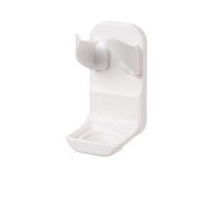 Electric Toothbrush Holder Wall Mounted Storage Rack White Durable Bathroom Shelf - Product Image 3