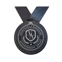 Médailles personnalisées pour course à pied, marathon, course de 10 km, natation virtuelle, médaille de finisseur sportive personnalisée en ardoise galloise