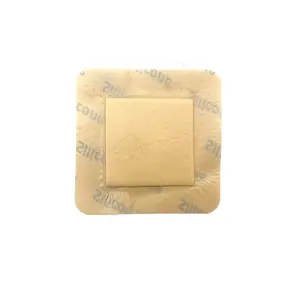 Silicone Foam Dressing with Border Adhesive Waterproof Wound Dressing Bandage for Wound Care