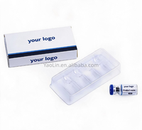 Boîte en papier personnalisée avec insert en blister PET pour flacon en verre de 3 ml, 5 ml, 10 ml, emballage cosmétique