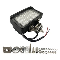 Nouvelle lampe de travail LED moulée sous pression SG étanche 32V DC pour camion tout-terrain, pick-up, véhicule d'ingénierie, faisceau large/spot optionnel, 45W 6000K