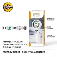 Mini-ventilateur d'été personnalisé en gros pour usine, ventilateur portable haute vitesse 199, rechargeable USB-C, petit ventilateur personnel turbo