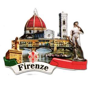 Résine personnalisée 3d <span class=keywords><strong>voyage</strong></span> ville <span class=keywords><strong>florence</strong></span> Italie firenze souvenir aimant de réfrigérateur - Product Image 1