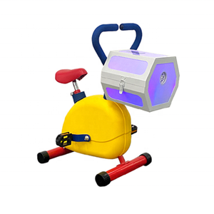 GOOD PROFIT Juego de bicicleta eléctrica para bebés con máquina de burbujas Precio de juego de bicicleta de <span class=keywords><strong>Arcade</strong></span> que funciona con monedas - Product Image 6