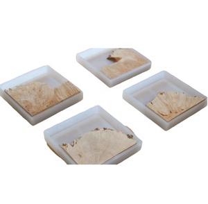 High Quality Ruff Crack <b>Wood</b> Resin Coaster/<b>Mats</b> Pads for <b>Table</b> for Restaurant Hotel Home Wedding Ceremony Business Gift Price - Product Image 1