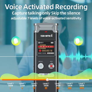 Bán Buôn Chuyên Nghiệp Kỹ Thuật Số Ghi Âm 64GB Ai Âm Thanh Ghi Âm Giọng Nói Dictaphone Với Phát Lại - Product Image 4