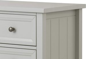 Consolle in legno cassa di stoccaggio moderno cassettiera armadio di lusso per la camera da letto soggiorno mobili casa colomba Grey - Product Image 3