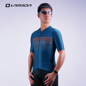 LAMEDA ropa deportiva MTB OEM de la manga corta de encargo Italin fabricante de la tela de los hombres ciclismo Jersey - Product Image 1
