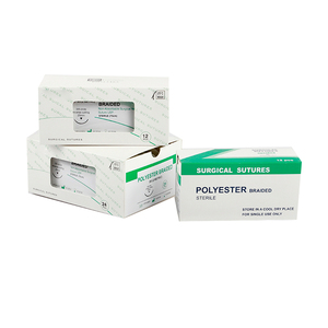Sutures chirurgicales vétérinaires chromiques PGA 910 75 cm avec <span class=keywords><strong>aiguille</strong></span> stérile de 45 cm - Product Image 5