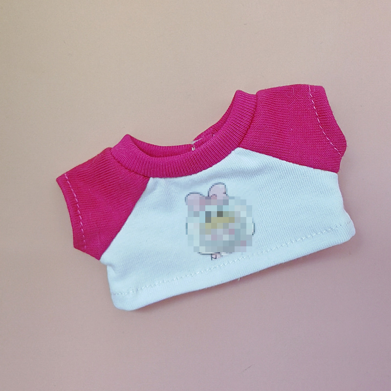 Maglietta con spalla a coste - rosso rosa