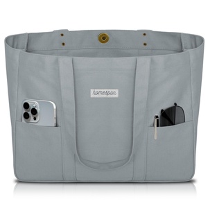 Foldable Reusable Tote Bags - Compact When Stored yet Expands to Hold Groceries, Beach Gear, or Work Supplies - Product Image 2