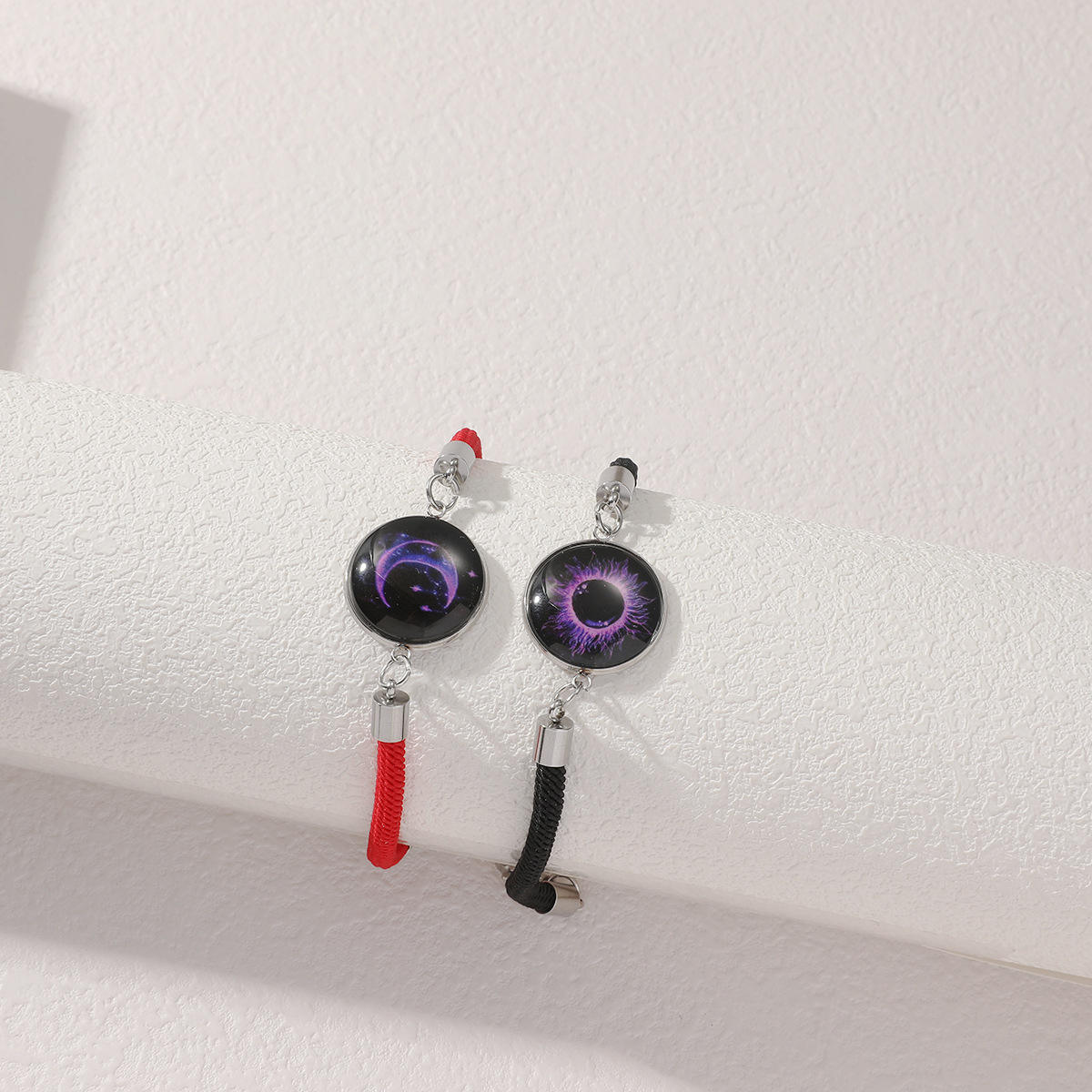 Sun star purple red and black rope