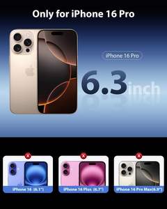 <span class=keywords><strong>ฟิล์ม</strong></span>กระจกนิรภัยป้องกันรอยขีดข่วนสำหรับโทรศัพท์ iPhone 16 Pro ไม่มีฝุ่นติดง่าย - Product Image 5
