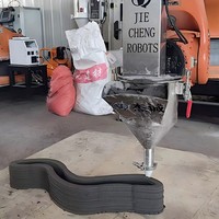 Robot d'impression 3D en béton pour la construction de murs courbes, robot industriel à 6 axes, système d'impression automatisé pour la construction