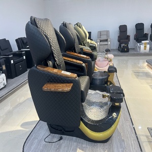 <span class=keywords><strong>Chaise</strong></span> de pédicure électrique de luxe, <span class=keywords><strong>chaise</strong></span> de spa pour les pieds en PU matelassé avec bassin transparent pour salon de manucure haut de gamme - Product Image 5