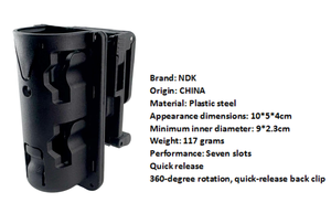 Đèn pin chiến thuật xoay 360 độ FOX, bao đựng kiểu cơ khí tháo lắp nhanh, thiết bị tự vệ chiến thuật ngoài trời - Product Image 2