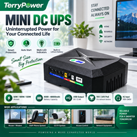 TerryPower DCP-60/100/120W Mini DC UPS 60W-120W 8000-48000mAh Baterai Lithium 5V-19V USB PoE untuk Kamera WiFi/CCTV