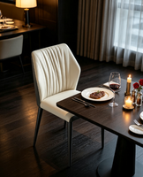 Chaise de salle à manger moderne pour restaurant, mobilier de salle à manger, chaise de loisirs pour la maison et le restaurant, chaise de salle à manger plissée moderne