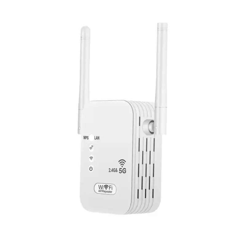 2.4G & 5G segnale WIFI senza fili Wifi Extender 300mbps segnale di rete domestica amplificatore di segnale con 2 5dbi antenne
