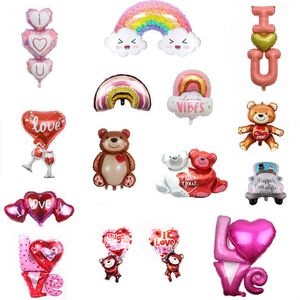 Wedding Theme <b>Decoration</b> for Event Party Supplies Foil Valentine Day Heart Shape Set <b>Balloon</b> - Product Image 1