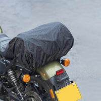 Sac de queue de moto extensible 25L OEM Bagages de voyage avec 4 sangles, Sissy Bar et rangement pour casque