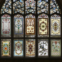 Panneaux de vitraux personnalisés faits à la main Verre décoratif pour armoires portes fenêtres murales pour intérieur résidentiel et commercial