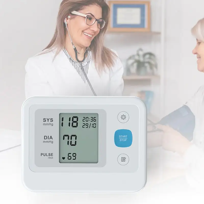 Health Care Cheap Professional 24 Hour Electronic Blood Pressure Monitor Upper Arm Tensiometro Digital Medical Sphygmomanometer