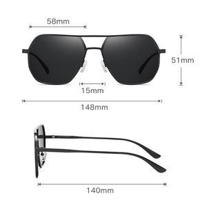 CONCHEN2022アルミニウムマグネシウムデザイナーメンズサングラスカスタムロゴUV400偏光ファッションメタルフレームマンサングラス - Product Image 6