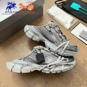 Mules de qualité supérieure 3XL en maille et polyuréthane, style baskets décontractées, chaussures de marche de créateur pour hommes et femmes - Product Image 3