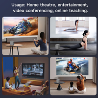 Projecteur intelligent Android WIFI mini projecteurs Full Hd portables 4K Home cinéma jeu vidéo extérieur LED projecteur de téléphone portable
