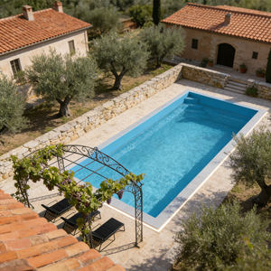 pool natural pearl beach entry pool themed fiberglass pools pool side coping pool water cooler glow tiles pool - Product Image 3